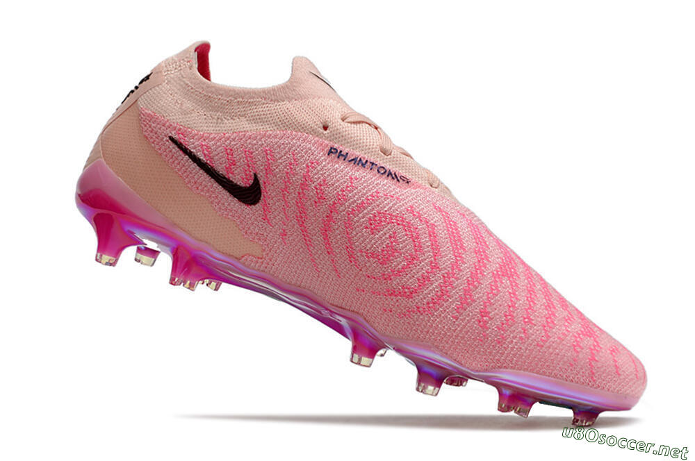 Men's Nike Phantom GX Elite FG Football Boots - Pink/Black 4
