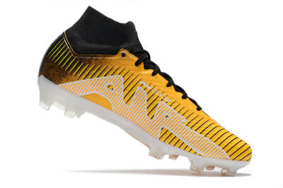 Men's Nike Air Zoom Mercurial Superfly 9 Elite FG Football Boots - Yellow/Black/White