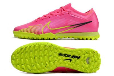 Men's Nike Air Zoom Mercurial Vapor 15 Elite TF Football Shoes - Pink/Green/Black