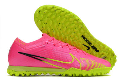 Men's Nike Air Zoom Mercurial Vapor 15 Elite TF Football Shoes - Pink/Green/Black