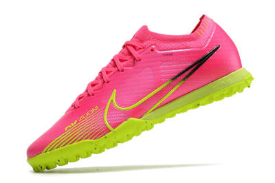 Men's Nike Air Zoom Mercurial Vapor 15 Elite TF Football Shoes - Pink/Green/Black