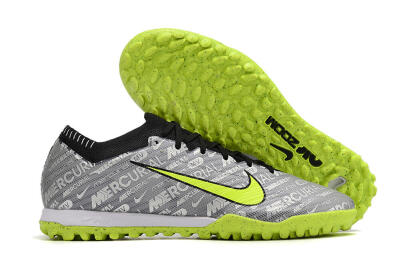 Men's Nike Air Zoom Mercurial Vapor Elite TF Football Shoes - Grey/Black/Yellow