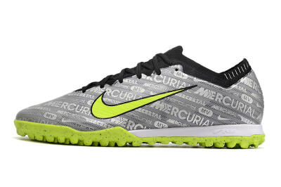 Men's Nike Air Zoom Mercurial Vapor Elite TF Football Shoes - Grey/Black/Yellow