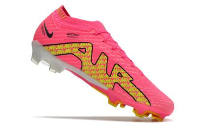 Unisex Nike Air Zoom Mercurial Vapor 15 Elite FG Football Boots - Pink/Yellow
