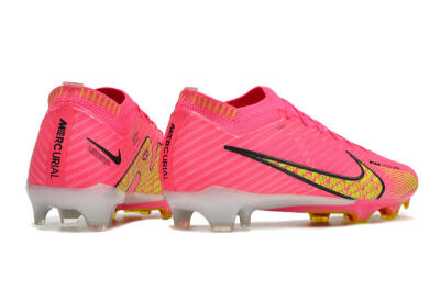 Unisex Nike Air Zoom Mercurial Vapor 15 Elite FG Football Boots - Pink/Yellow