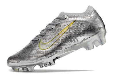 Men's Nike Air Zoom Mercurial Vapor 15 Elite FG Football Boots - Silver/Gold
