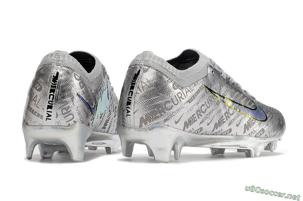 Men's Nike Air Zoom Mercurial Vapor 15 Elite FG Football Boots - Silver/Gold 6