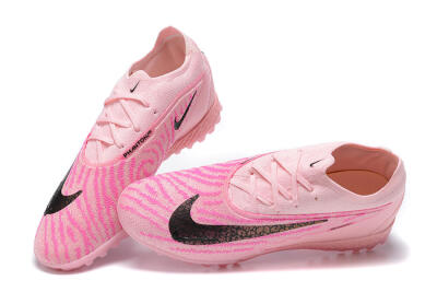 Men's Nike Phantom GX Elite TF Football Shoes - Pink/Black/Gold
