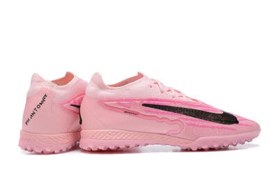 Men's Nike Phantom GX Elite TF Football Shoes - Pink/Black/Gold