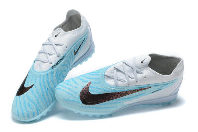 Men's Nike Phantom GX Elite TF Football Shoes - White/Blue/Black