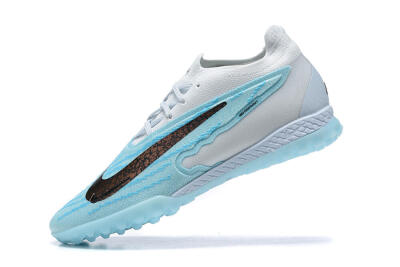 Men's Nike Phantom GX Elite TF Football Shoes - White/Blue/Black