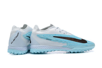 Men's Nike Phantom GX Elite TF Football Shoes - White/Blue/Black