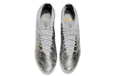 Unisex Nike Air Zoom Mercurial Vapor 15 Elite FG Football Boots - Sliver/Gold/Rainbow