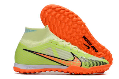 Men's Nike Air Zoom Mercurial Superfly 15 Elite TF Football Shoes - Yellow/Orange/Black