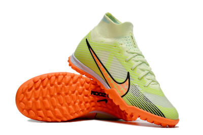 Men's Nike Air Zoom Mercurial Superfly 15 Elite TF Football Shoes - Yellow/Orange/Black