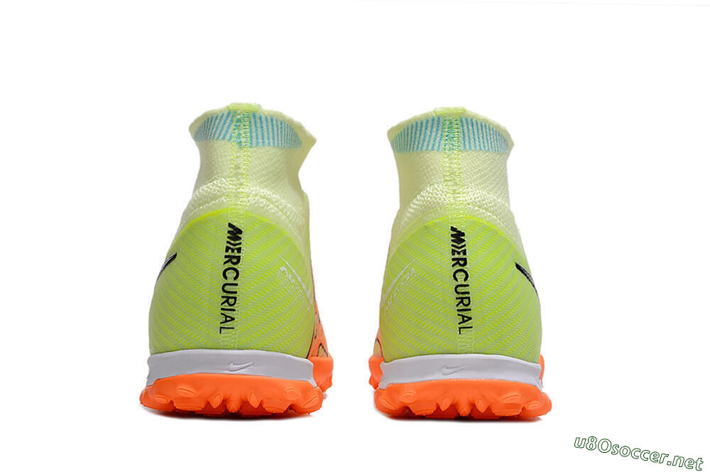 Men's Nike Air Zoom Mercurial Superfly 15 Elite TF Football Shoes - Yellow/Orange/Black 5