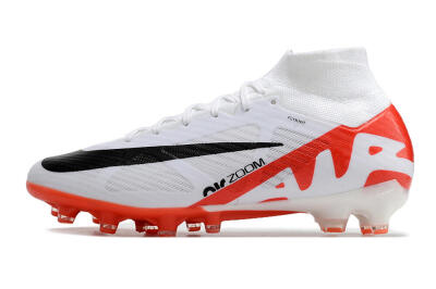 Men's Nike Air Zoom Mercurial Superfly 9 Elite AG Football Boots - White/Red/Black