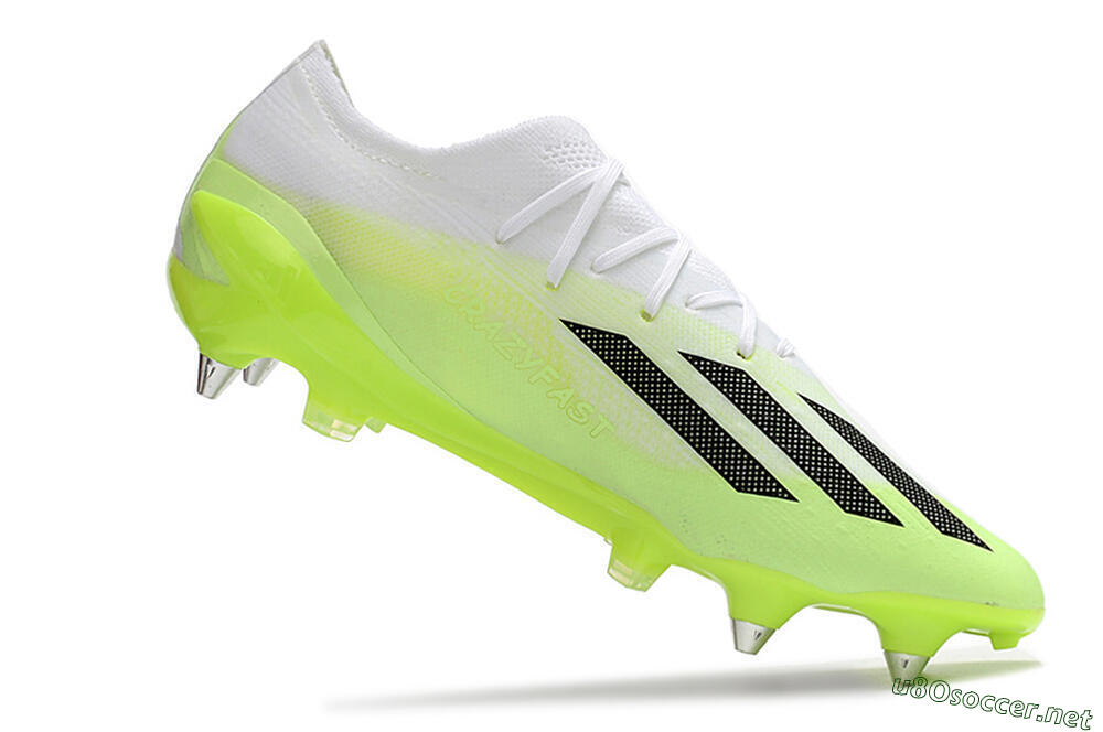 Men's Adidas X Speedportal.1 SG Football Boots - Green/Black/White 4