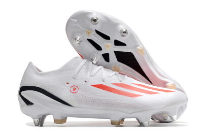 Men's Adidas X Speedportal.1 SG Football Boots - White/Orange/Black