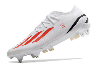 Men's Adidas X Speedportal.1 SG Football Boots - White/Orange/Black