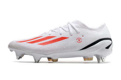 Men's Adidas X Speedportal.1 SG Football Boots - White/Orange/Black