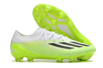Men's Adidas X Speedportal.1 FG Football Boots - Green/Black/White
