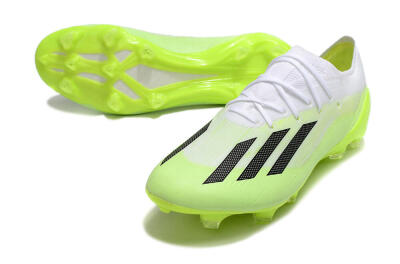 Men's Adidas X Speedportal.1 FG Football Boots - Green/Black/White