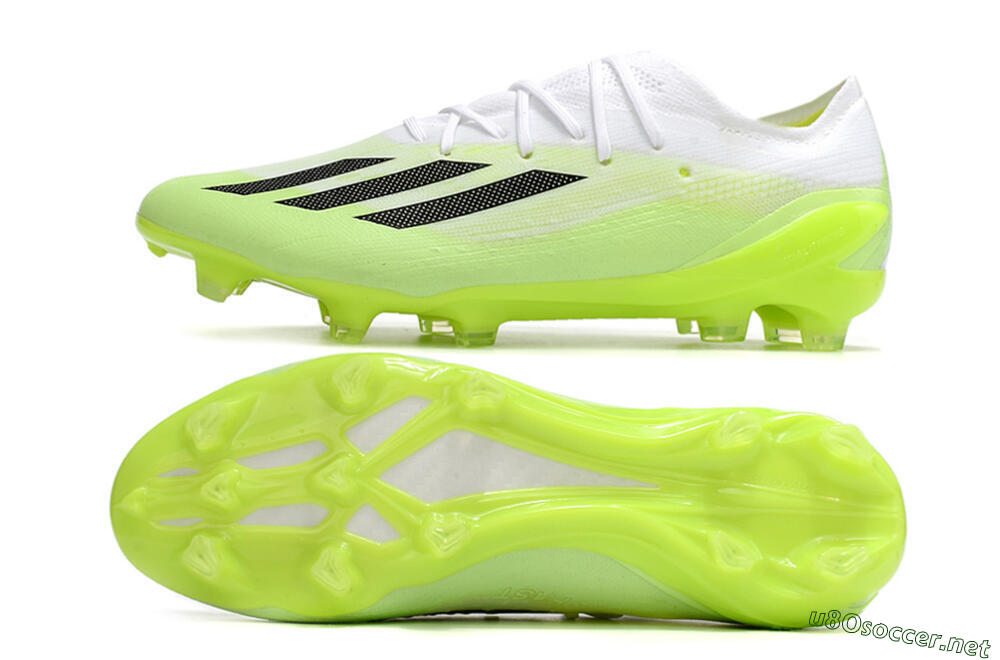 Men's Adidas X Speedportal.1 FG Football Boots - Green/Black/White 1