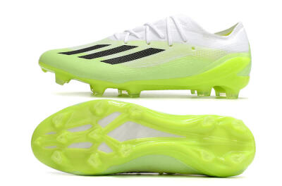 Men's Adidas X Speedportal.1 FG Football Boots - Green/Black/White