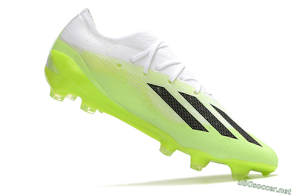 Men's Adidas X Speedportal.1 FG Football Boots - Green/Black/White 4