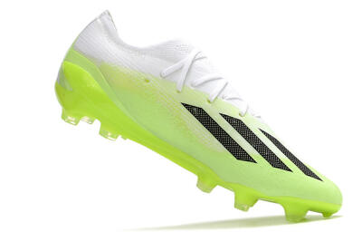 Men's Adidas X Speedportal.1 FG Football Boots - Green/Black/White