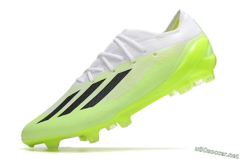 Men's Adidas X Speedportal.1 FG Football Boots - Green/Black/White 5
