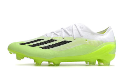 Men's Adidas X Speedportal.1 FG Football Boots - Green/Black/White