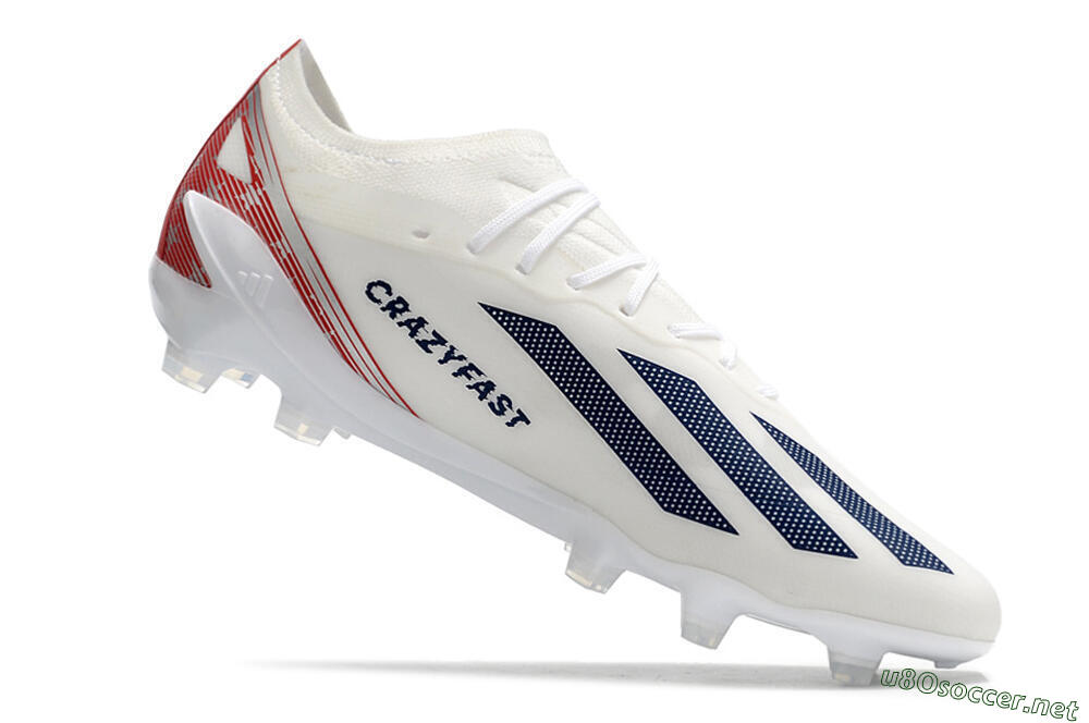 Men's Adidas X Speedportal.1 UAS FG Football Boots - White/Black/Red 4