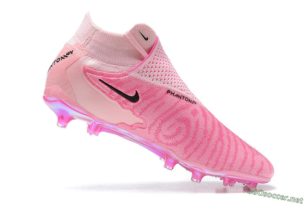 Men's Nike Phantom GX Elite DF Link FG Football Boots - Pink/Black/Gold 6