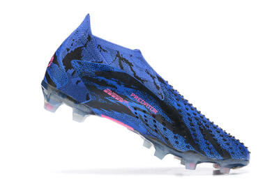 Men's Paul Pogba x Adidas Predator Accuracy+ FG Football Boots - Blue/Black/Pink