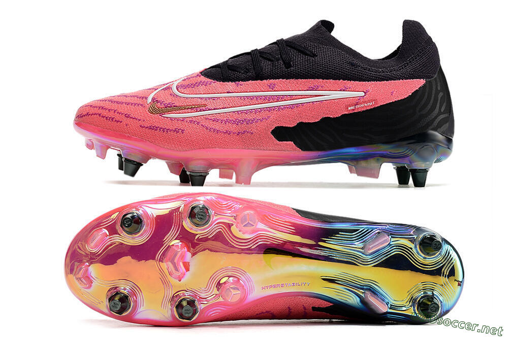 Men's Nike Phantom GX Elite SG Football Boots - Pink/Black/White 1