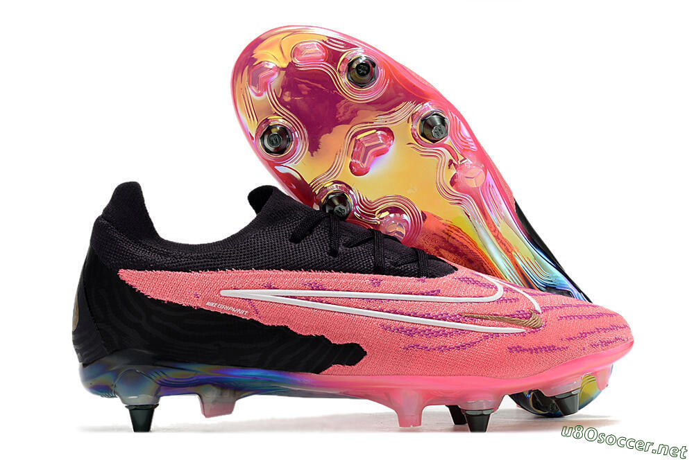 Men's Nike Phantom GX Elite SG Football Boots - Pink/Black/White 2