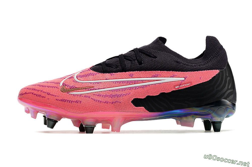 Men's Nike Phantom GX Elite SG Football Boots - Pink/Black/White 0