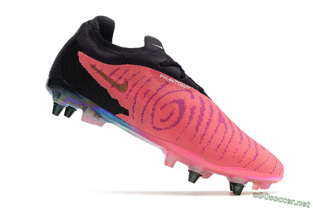 Men's Nike Phantom GX Elite SG Football Boots - Pink/Black/White 4