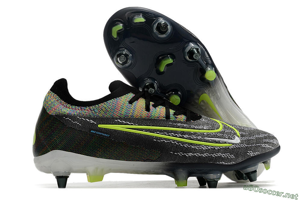 Men's Nike Phantom GX Elite SG Football Boots - Grey/Rainbow 2