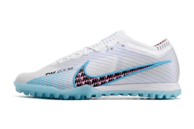 Men's Nike Air Zoom Mercurial Vapor 15 Elite TF Football Shoes - White/Blue/Pink