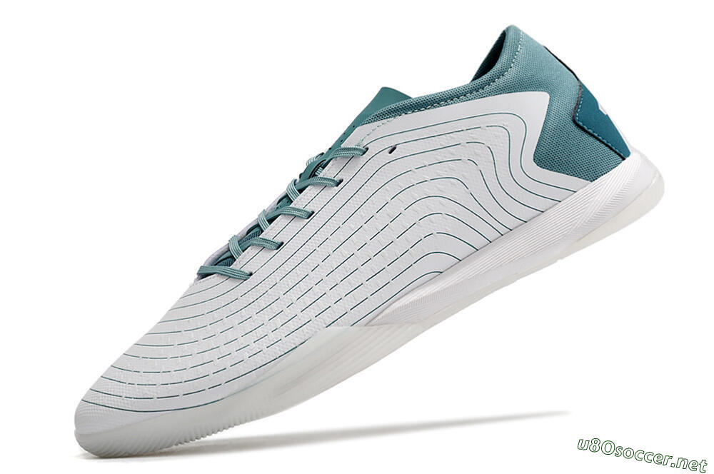 Men's Adidas Predator Accuracy.3 IC Football Shoes - White/Blue 5