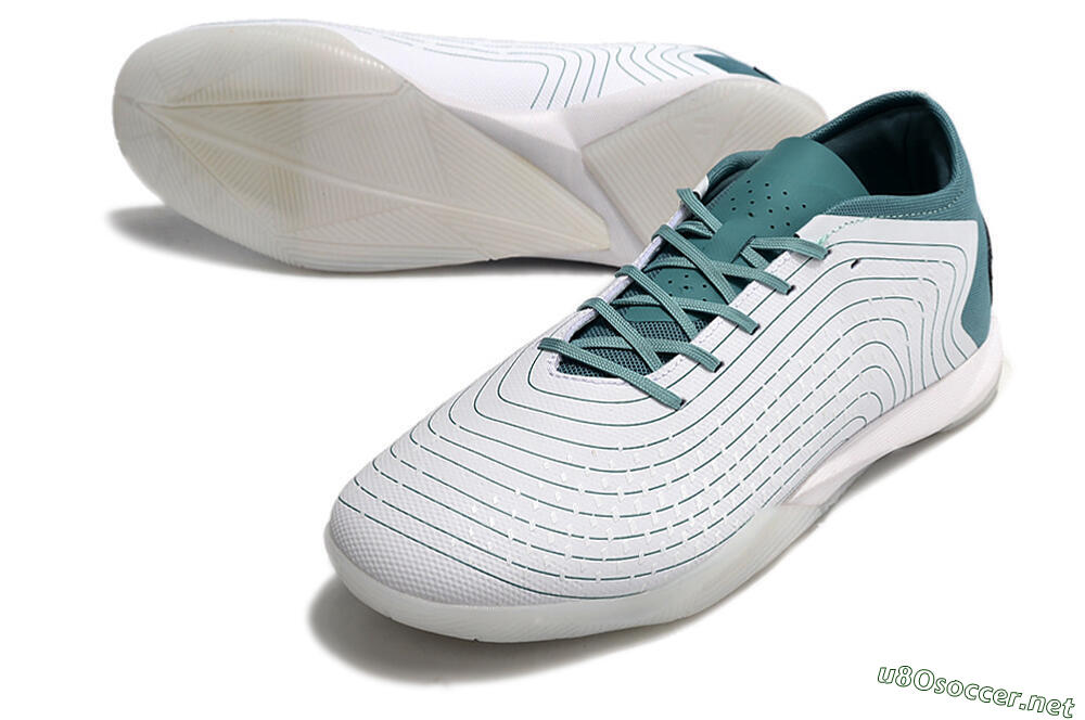 Men's Adidas Predator Accuracy.3 IC Football Shoes - White/Blue 3