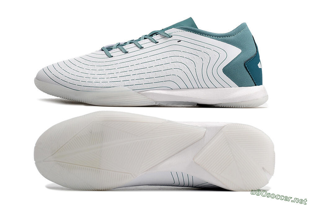 Men's Adidas Predator Accuracy.3 IC Football Shoes - White/Blue 1