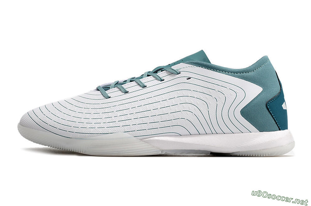 Men's Adidas Predator Accuracy.3 IC Football Shoes - White/Blue 0