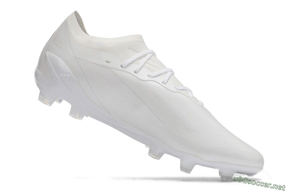 Men's Adidas X Speedportal.1 FG Football Boots - White/White 4