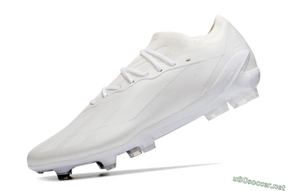 Men's Adidas X Speedportal.1 FG Football Boots - White/White 5