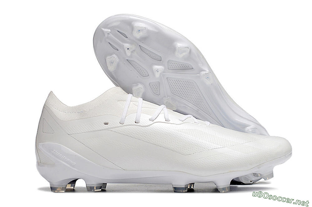 Men's Adidas X Speedportal.1 FG Football Boots - White/White 2