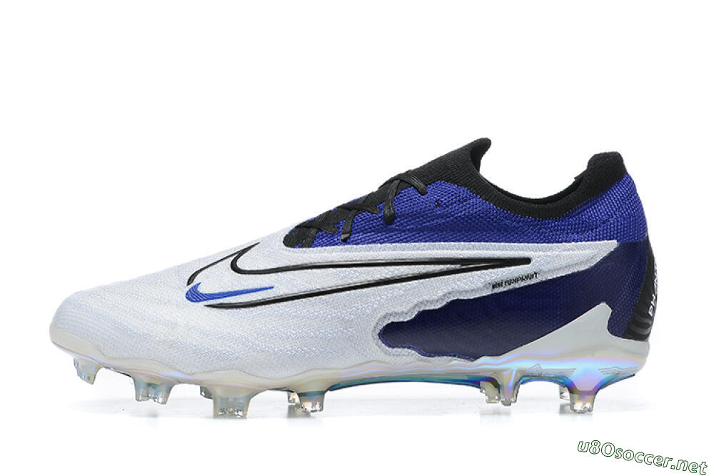 Men's Nike Phantom GX Elite DF FG Football Boots - White/Blue/Black 0